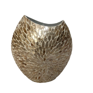 Mother of Pearl Floral Inlaid <b>Vase</b> MOP Decorative <b>Vase</b> for Display High Quality and Luxury <b>Vase</b> for Home Decor - Product Image 2