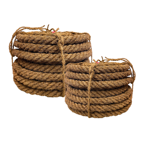 Corde en fibre de coco tressée durable / Corde en jute pour tapis de palmier, corde de pêche 100-200mm du Vietnam pour la décoration paysagère - Product Image 1
