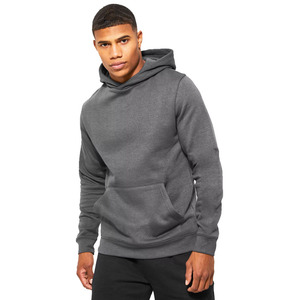 Vente en gros de pulls à capuche d'hiver pour hommes couleur anthracite 300 GSM polaire écologique coupe-vent poche kangourou logo personnalisé - Product Image 1