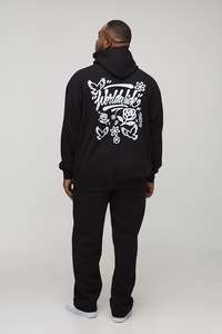 เสื้อฮู้ดผ้าฝ้ายและ2025โพลีเอสเตอร์แบบสวมหัวมี100% พิมพ์ลายดิจิทัลสำหรับผู้ชายและผู้หญิงสไตล์ไฮสตรีท - Product Image 3