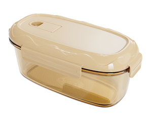 Airtight Glass Food Storage Container <b>Set</b> with Lid Leakproof <b>Lunch</b> Box Borosilicate Glass Meal Prep Container BPA Free - Product Image 1