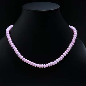 Meilleure vente collier en argent sterling pour femme perles de pierres précieuses opale lavande rose vif beaux composants de fabrication de bijoux - Product Image 1