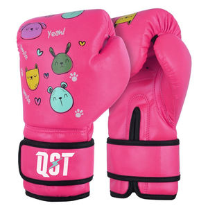 Venta al por mayor personalizado 14oz 16oz PU cuero Kick Muay Thai guantes de boxeo logotipo personalizado Color para entrenamiento personalizable artes marciales - Product Image 1