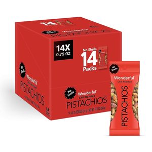 พิสตาชิโอคุณภาพเยี่ยมแบบไม่มีเปลือก รสพริกคั่ว ขนาด 0.75 ออนซ์ (แพ็ค 14 ถุง) - Product Image 4