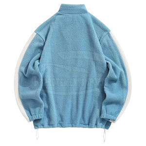Hot Sale Winter Wear <b>Men's</b> <b>Pullover</b> Fleece <b>Jacket</b> Stand Collar Breathable Latest Design Made in Pakistan - Product Image 2