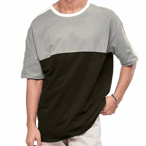 เสื้อยืดคอตตอนเจอร์ซีย์ทรงหลวม สตรีทแวร์ ระบายอากาศได้ดี สกรีนโลโก้ปักลายตามสั่ง คุณภาพสูง คอกลม เสื้อยืดผู้ชาย ขายดี - Product Image 6