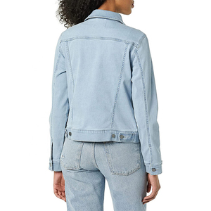 Chaquetas vaqueras de talla grande para mujer, blusas vaqueras cortas de perlas de lujo informales, chaqueta vaquera de perlas de manga larga personalizada a la moda - Product Image 6