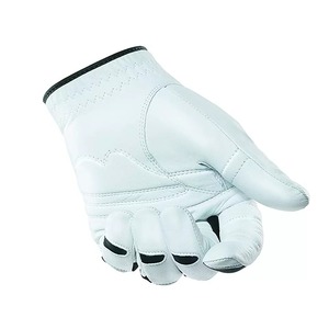Venta caliente 100% Guantes de golf de cuero de piel de oveja real Premium Zurdo Logotipo personalizado Transpirable Cómodo Empuñaduras para deportes - Product Image 6