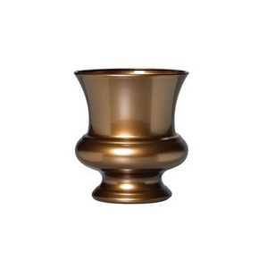 Urnas de cremación de bronce sólido para adultos Banda dorada en relieve Latón Chapado en oro para uso en el jardín Empaquetado en cajas de cartón - Product Image 3