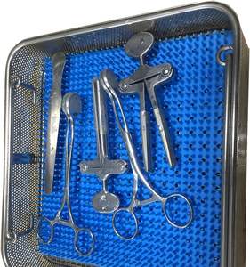 Cestas perforadas de malla de esterilización de grado médico personalizadas al por mayor, bandeja de esterilización de acero inoxidable, instrumentos quirúrgicos - Product Image 5