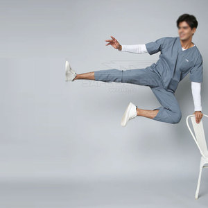 ชุดเครื่องแบบแพทย์ชุดผ่าตัดชุดขัดผิวพร้อมโลโก้ชุดยูนิฟอร์มสำหรับโรงพยาบาล - Product Image 3