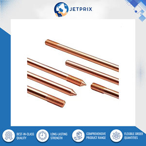 Varillas de Tierra de Cobre con Revestimiento de Alta Calidad y Resistencia a la Corrosión de Jetprix International, Accesorios para Subestaciones Eléctricas - Product Image 2