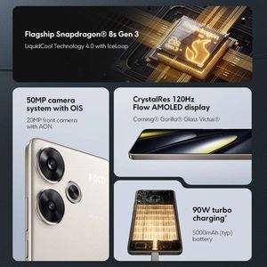 Điện thoại POCO F6 5G 256GB/512GB bản toàn cầu, hàng có sẵn, chip Snapdragon 8s Gen 3, màn hình AMOLED 6.67 inch 1.5K, sạc nhanh Turbo 90W, pin 5000mAh - Product Image 2