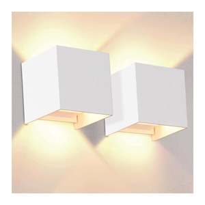 Lámpara de Pared Exterior Blanca CCT de 12W, Elegantes Lámparas de Pared para Uso en Exteriores - Product Image 4
