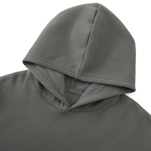 Conjunto de chándales de invierno para hombre, Conjunto de sudadera de manga larga de lana de color sólido, sudaderas con capucha y pantalones, trajes deportivos para correr - Product Image 5