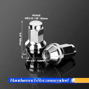 น็อตล้อเหล็กแบบชิ้นเดียว Vypart OEM 14x2 สำหรับ F150 ปี 2000-2014 พร้อมสลักล้อเหล็ก - Product Image 2