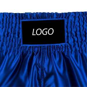 Shorts de boxe unisexes durables, à séchage rapide, légers, avec logo sur le devant, taille mi-haute, cargo, prix de gros - Product Image 3