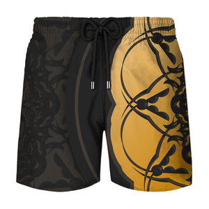 2025 conception personnalisée hommes natation Gym porter meilleure vente shorts de haute qualité avec décoration de motif de remise en forme sublimée - Product Image 1