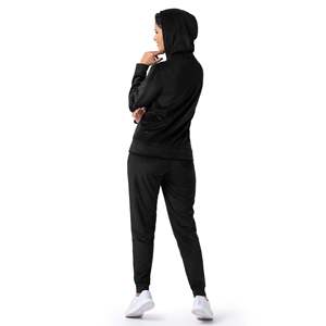 Trendy <b>Velour</b> <b>Tracksuit</b> Women Stylish Two Piece Set Hoodie And Sweatpants Ladies Athleisure Wear Walking Suit - Product Image 4