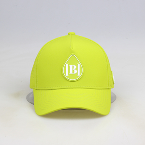 Gorra deportiva estructurada de 6 paneles para correr, gorra de Golf impermeable de nailon, gorra de Golf cortada con láser de neón, gorra de béisbol impermeable ligera de nailon - Product Image 3