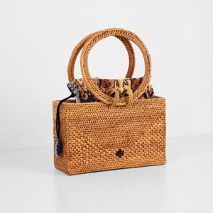 Sac en rotin tissé à la main, excellente qualité, sac à main naturel, sacs et pochettes à prix avantageux, vente en gros - Product Image 3