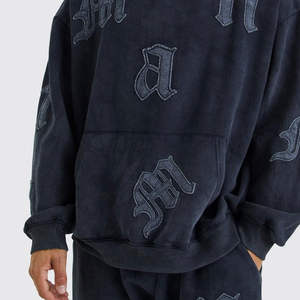 2025ใหม่ชุดวอร์ม2ชิ้นแบบมีฮู้ดใส่ได้ทั้งชายและหญิงชุดวิ่งพิมพ์ลายพัฟสำหรับฤดูใบไม้ร่วง - Product Image 6