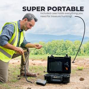 เครื่องตรวจจับโลหะระบบคู่แบบอัจฉริยะสำหรับผู้ใหญ่เครื่องค้นหาขุมทรัพย์และทองแบบมืออาชีพ - Product Image 3