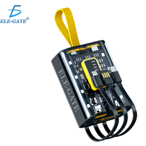 Batterie externe intelligente 10000mAh avec affichage numérique LED, veilleuse, batterie Li-Polymère en plastique, sortie 5W/18W, 3A, Japon, 50000mAh - Product Image 1