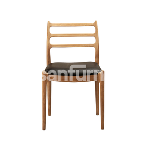 Sillas de comedor y Jardín de madera natural estilo japonés hecho a mano de madera maciza hogar jardín y comedor muebles con cojín suave - Product Image 2