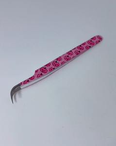 แหนบต่อขนตาเคลือบกระดาษทำจากสเตนเลสอุปกรณ์เสริมความงามแบบเอียง - Product Image 6