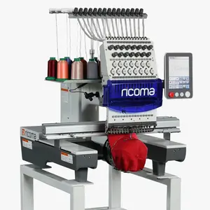 Best High Quality New Ricoma TC-1501 Single Head Commercial Embroidery Machine