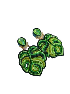 Pendientes de botón con diseño de labios y cuentas de alta calidad para mujer, joyería llamativa redonda multicolor, accesorio de moda para fiesta y boda - Product Image 2