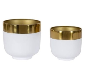 Maceta Decorativa Hecha a Mano con Acabado de Esmalte, Artículo de Uso, Tendencia en Decoración de Bodas - Product Image 4