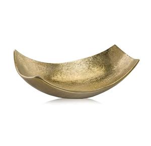 Cuenco de metal para servir, cuenco de plata de larga duración martillado de Color dorado de alta calidad, elegante para el hogar, mesa, comida, frutas, uso para servir - Product Image 2