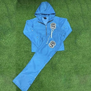 Survêtement de jogging en nylon réfléchissant avec logo personnalisé, nouveau modèle 2025, coupe-vent pour homme - Product Image 1