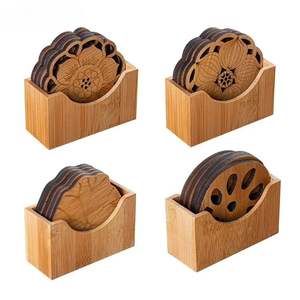 Posavasos personalizado Mdf Squarestone de sublimación respetuoso con el medio ambiente moderno con posavasos trasero de corcho - Product Image 6