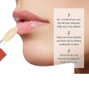 Sin logotipo Etiqueta privada personalizada Ácido hialurónico Mujeres Orgánico Vegano Labio Plumper Gloss - Product Image 2