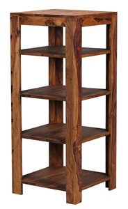 Solid Wood <strong>Corner</strong> Rack With 4 Shelf <strong>Book</strong> Rack <strong>Book</strong> Cabinet Wooden Display Rack Bookcase for Office Library Living Room Furniture