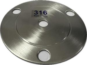 304 316 Stainless Steel & Iron Flanges Railing Accessories Parts & Fittings for Staircase <b>Handrails</b> Metal Part Applications - Product Image 2