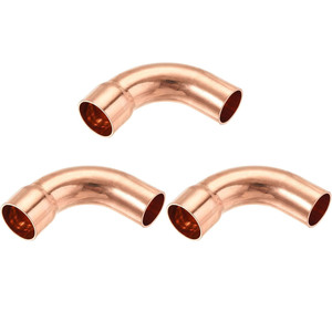 Raccord de <span class=keywords><strong>plomberie</strong></span> en <span class=keywords><strong>cuivre</strong></span> forgé, vente en gros usine, diamètre intérieur 3/4, réducteur 90 degrés, connexion à brasage haute pression - Product Image 2