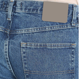 Jean en denim noir délavé style régulier pour hommes - Product Image 3