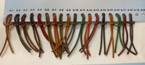 Cordones de cuero redondos de muy buena calidad hechos a medida ideales para diseñadores de joyas y tiendas de cuentas para reventa - Product Image 4