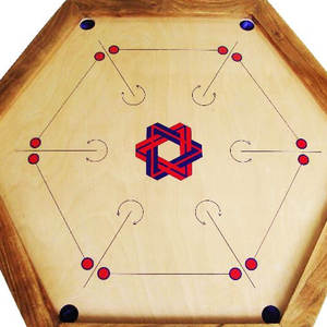 Tablero de Carrom moderno de madera de alta calidad con borde 1,5x1,25 pulgadas Uso interior medio Color y diseño personalizables - Product Image 5
