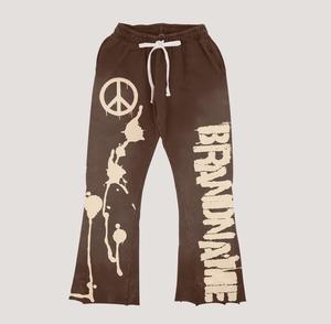 Vente en gros 2025 Streetwear Survêtement baggy en coton polaire Ensemble de jogging vieilli Survêtement personnalisé DTG Lavage lourd à l'acide pour hommes - Product Image 3