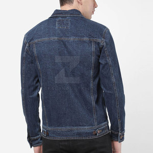 Private Label Winter Men's Jeans <b>Jackets</b> 100% Cotton OEM Service with Front Logo High Quality Customized Design - Product Image 2