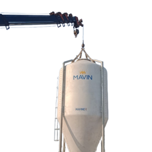 Piggery equipo cerdo granja silo de acero inoxidable de Vietnam fabricante precio barato fibra de vidrio alimentos silo - Product Image 2