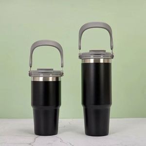 Thermos de voyage professionnel en acier inoxydable de 600 ml avec poignée et couvercle, vente en gros d'usine, personnalisable - Product Image 2