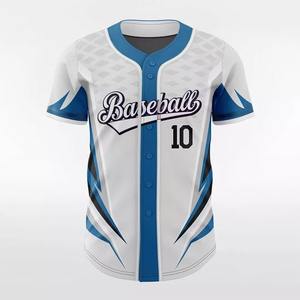 Maillot de baseball personnalisé à rayures Aigle Volant, haute qualité, décontracté, respirant, 100 % polyester, col rond, pour homme adulte, vente en gros - Product Image 2