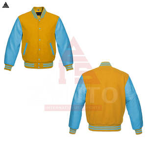 Vestes de baseball personnalisées pour équipes de lycée, numéros brodés, prix de gros, vestes Letterman pas chères pour enfants, vestes universitaires - Product Image 4