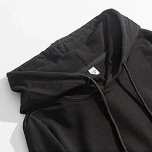 Haute Qualité Heavyweight Fleece Pull Sweat Hommes 100% Coton Personnalisé Imprimé Zip-up Coupe Ourlet À Capuche Brodé Coupe-Vent - Product Image 6